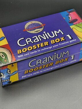 Cranium Booster Box 1 Card Expansion Pack 800 Cards Board Game 2002 New Sealed‎